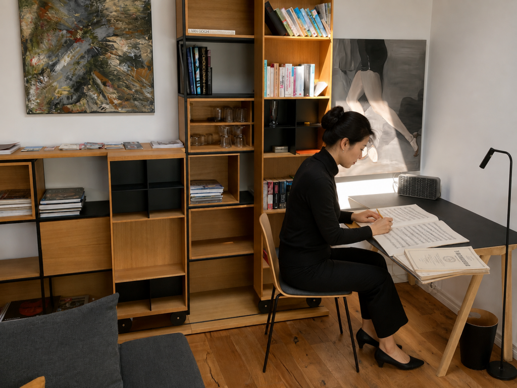 Musik Hochschul Dozentin im Apartment